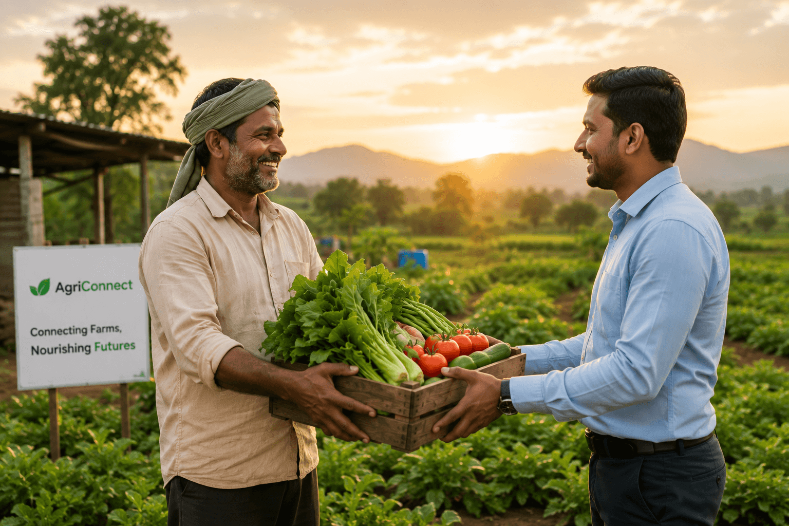 AgriConnect Farmer Background